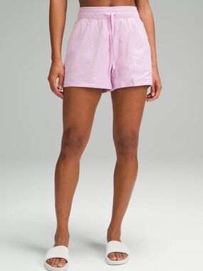 Light Bubblegum Pink Lululemon Dance Studio High Rise 3.5” Pull-On Lounge Shorts